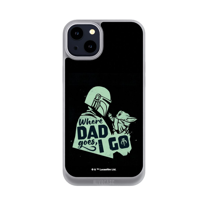 iPhone 14 Plus NIVOpure Grogu - Where dad goes,I go