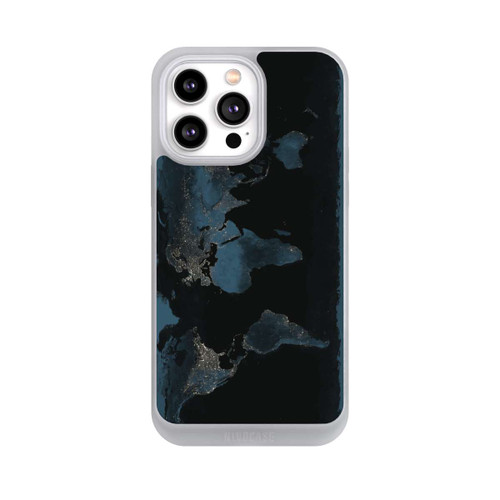 Apple iPhone 14 Pro Max NIVOpure Carte du Monde Nuit