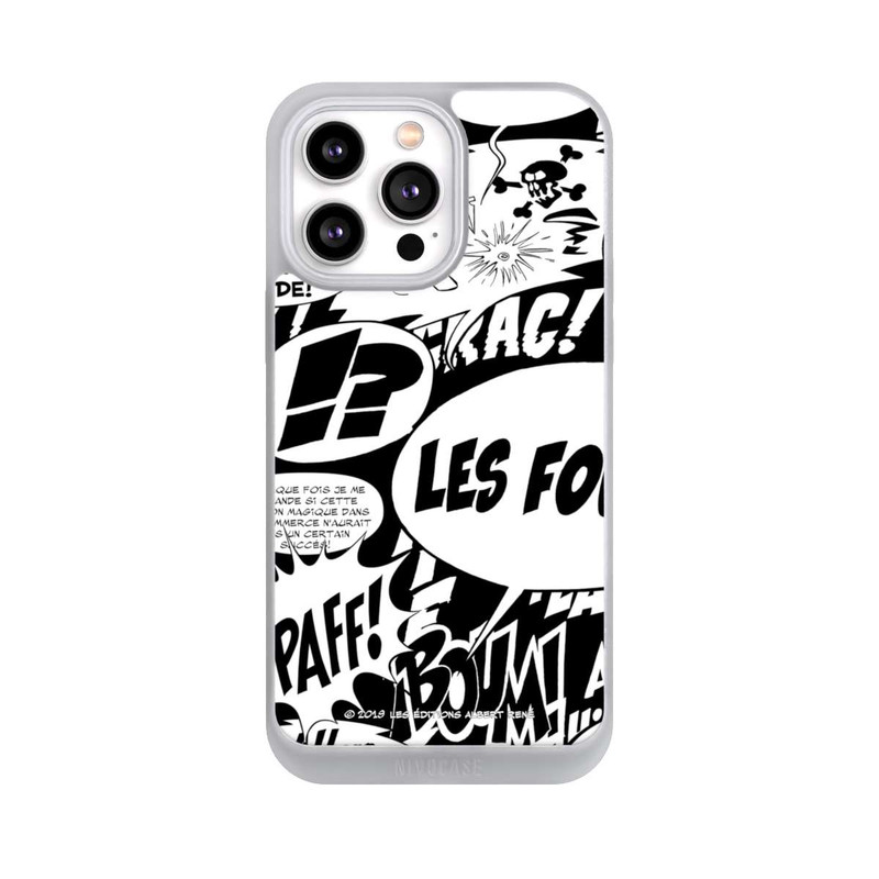 iPhone 14 Pro Max NIVOpure Sprechblasen Asterix Schwarz
