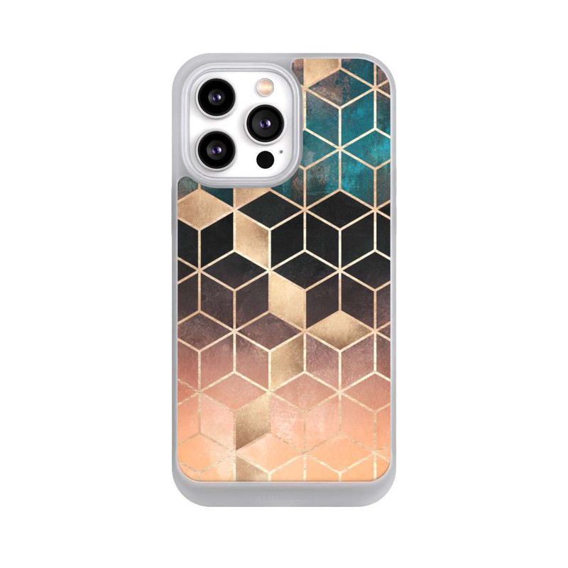 iPhone 14 Pro Max NIVOpure Ombre Traum Würfel Gold Druck