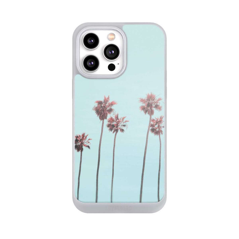 iPhone 14 Pro Max NIVOpure Hellrosa Strandpalme Paradies