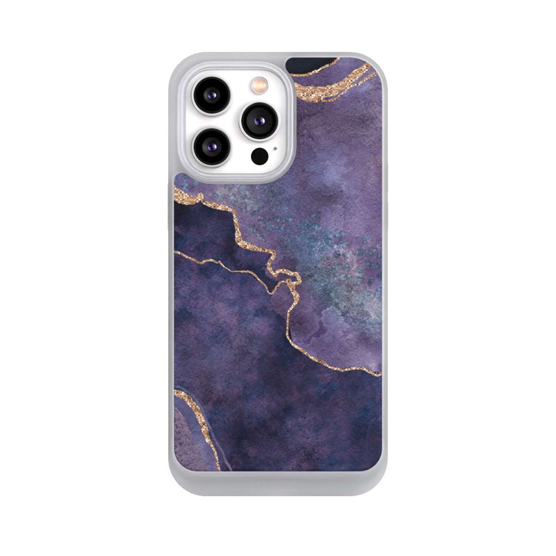 iPhone 14 Pro Max NIVOpure Lila Edelstein glamourös