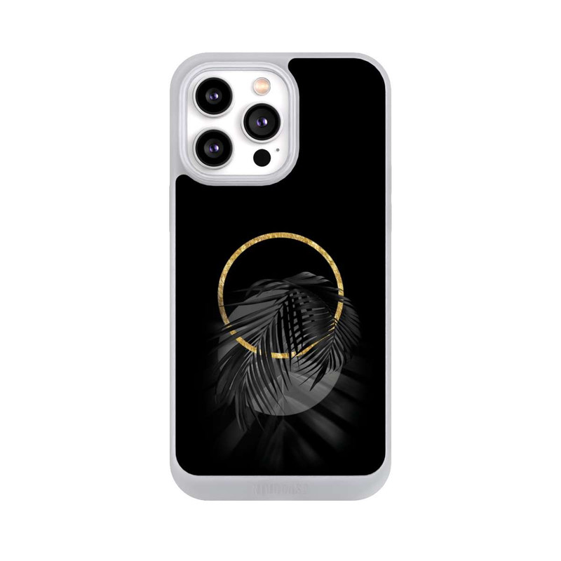 iPhone 14 Pro Max NIVOpure tropische Blätter schwarz