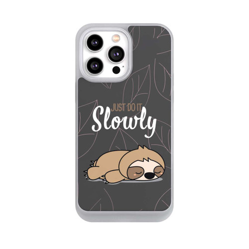 Apple iPhone 14 Pro Max NIVOpure Just Do It Slowly Sloth Grey
