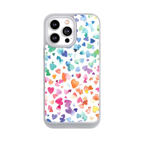 Apple iPhone 14 Pro Max NIVOpure Watercolor Love Hearts