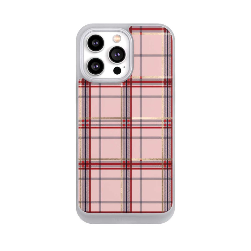 iPhone 14 Pro Max NIVOpure TARTAN PINK