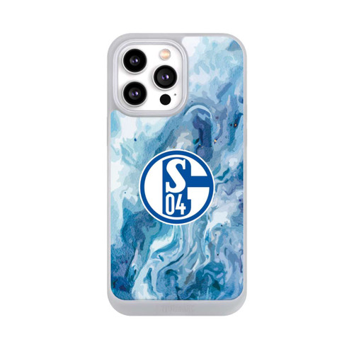 Apple iPhone 14 Pro Max NIVOpure Schalke 04 Flüssig Blau