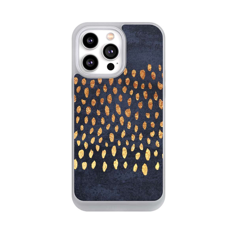 iPhone 14 Pro Max NIVOpure Muster Gold und Marine