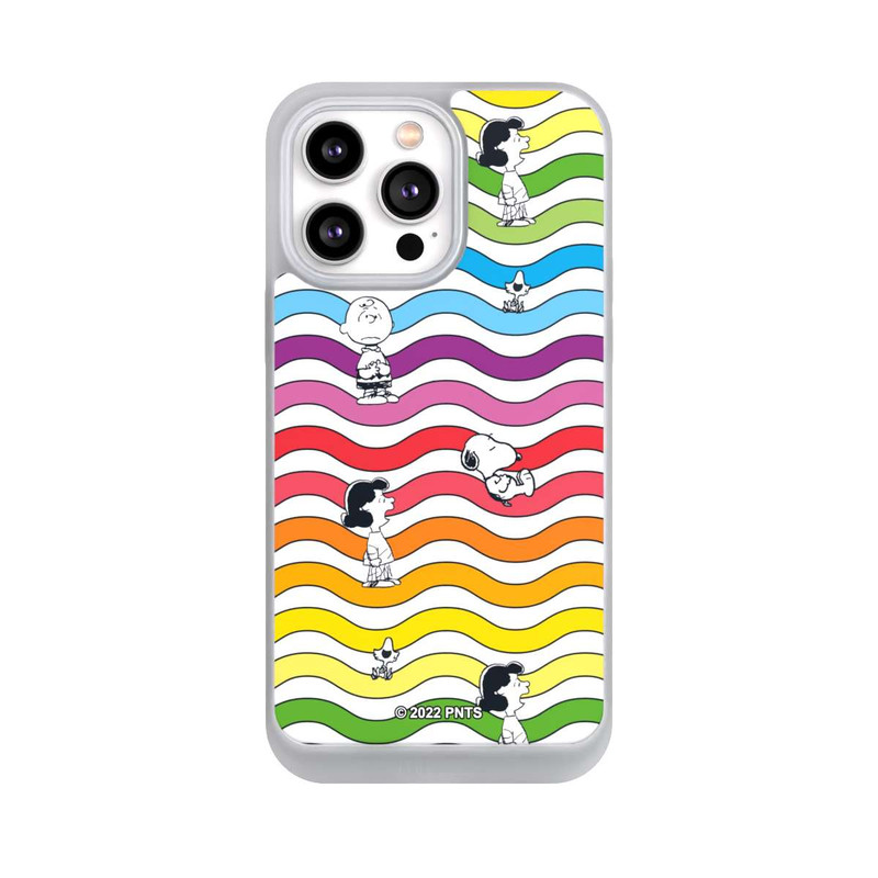 iPhone 14 Pro Max NIVOpure Snoopy Pattern Rainbow