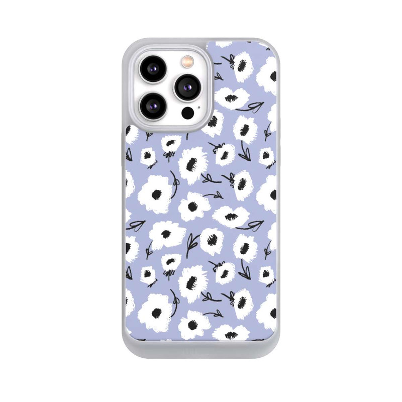 iPhone 14 Pro Max NIVOpure Flower Pattern Lila