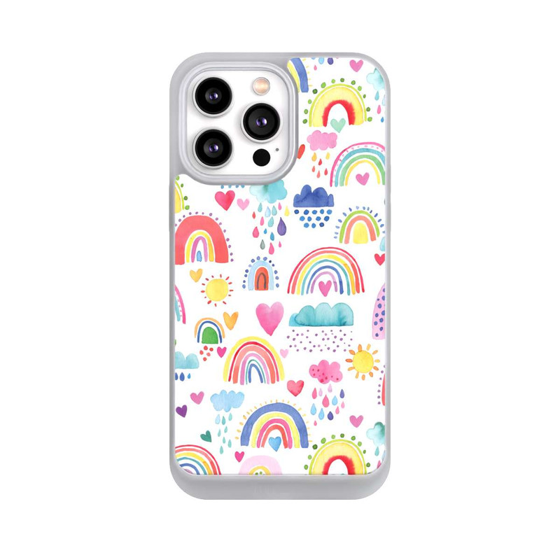 iPhone 14 Pro Max NIVOpure Schöne Regenbogen-Multi-Rot
