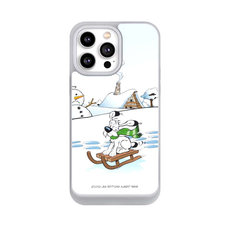 iPhone 14 Pro Max NIVOpure Idefix fährt Schlitten