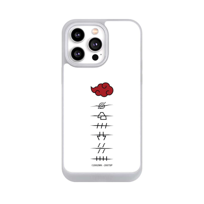 iPhone 14 Pro Max NIVOpure Akatsuki member symbols white