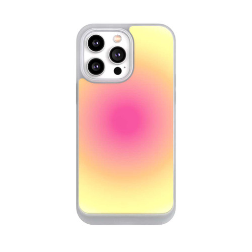 Apple iPhone 14 Pro Max NIVOpure Aura yellow pink circle
