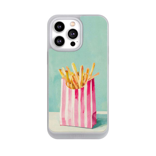 Apple iPhone 14 Pro Max NIVOpure Retro Pommes Blau Watercolor