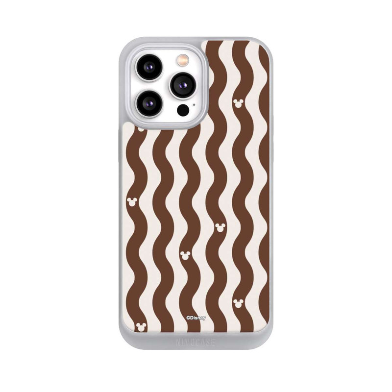 iPhone 14 Pro Max NIVOpure Micky Muster Braune Wellen