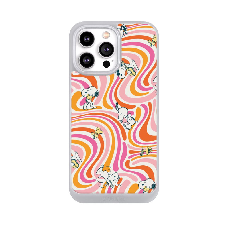 iPhone 14 Pro Max NIVOpure Peanuts Hippie Pattern Orange