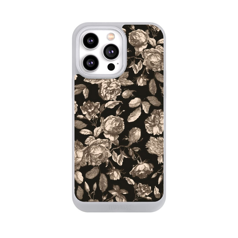 iPhone 14 Pro Max NIVOpure Leinwand dunkle Blumen