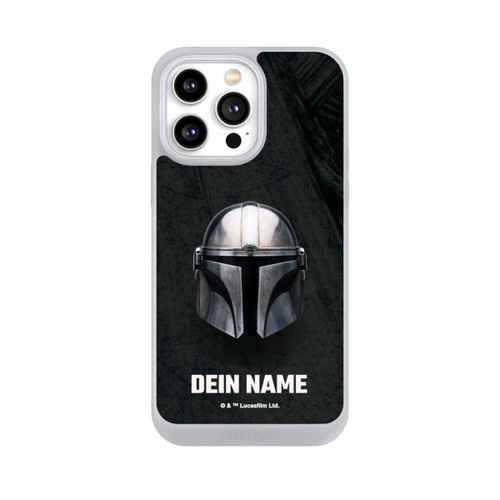 Apple iPhone 14 Pro Max NIVOpure Star Wars Mandalorian Black Helmet Personalisierbar