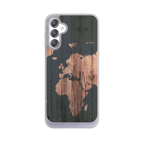 Samsung Galaxy A14 5G NIVOpure Wooden World Map
