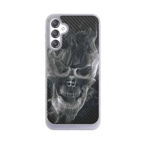 Samsung Galaxy A14 5G NIVOpure rauchender Totenkopf Carbon