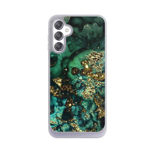 Samsung Galaxy A14 5G NIVOpure Cyan Glitzer Marmorlook