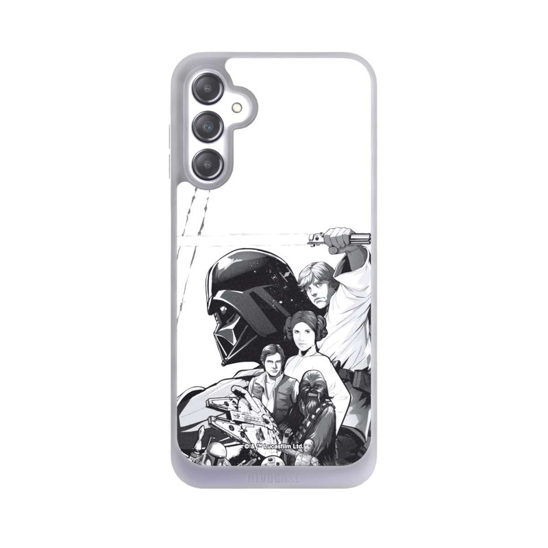 Galaxy A14 5G NIVOpure StarWars Charaktere - Schwarz-Weiß