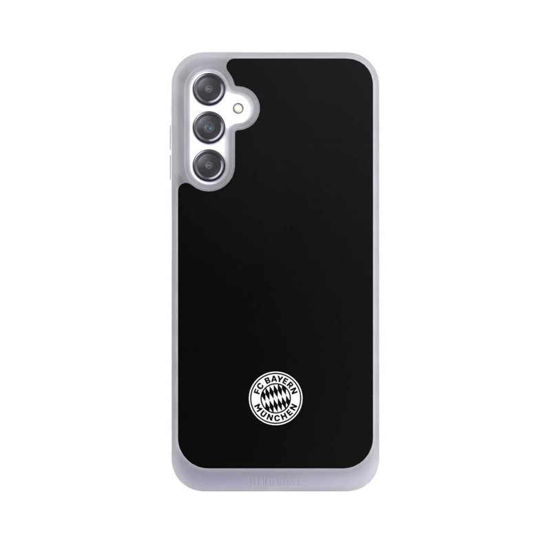 Galaxy A14 5G NIVOpure Klassisches FCB Logo Klein - Weiß auf Schwarz