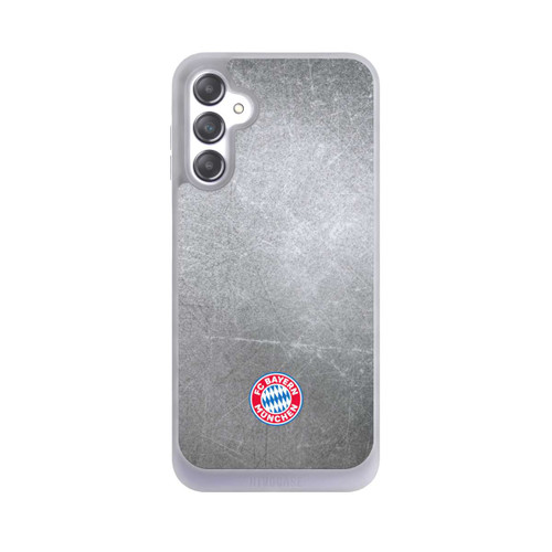 Samsung Galaxy A14 5G NIVOpure Klassisches FCB Logo Klein - Bunt auf Metalllook