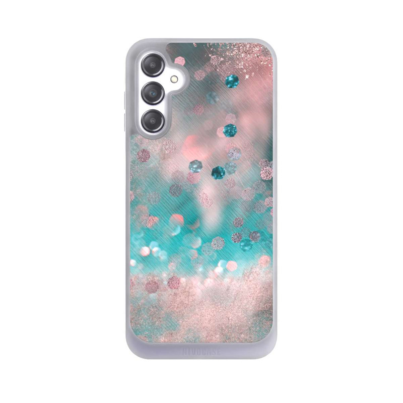 Galaxy A14 5G NIVOpure Türkis-glamouröser Glitzerlook