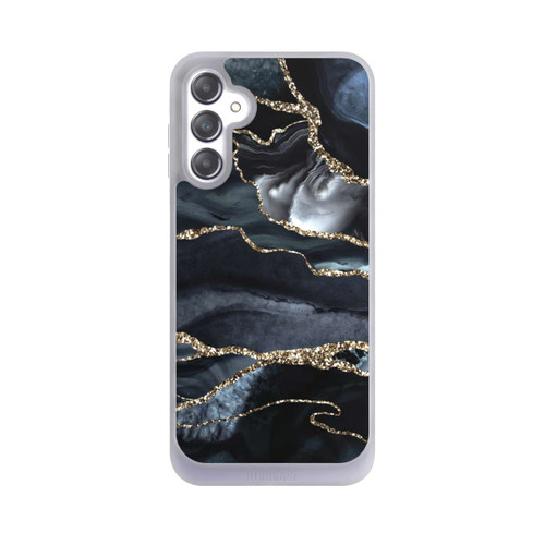Samsung Galaxy A14 5G NIVOpure Dunkler Marmor Gold Glitzerlook