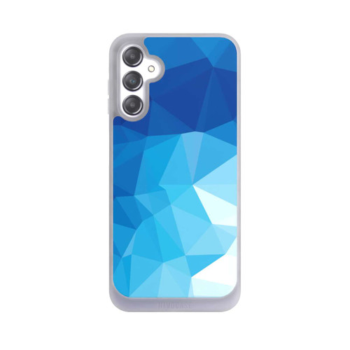 Samsung Galaxy A14 5G NIVOpure Mosaïque Polygonale Bleue