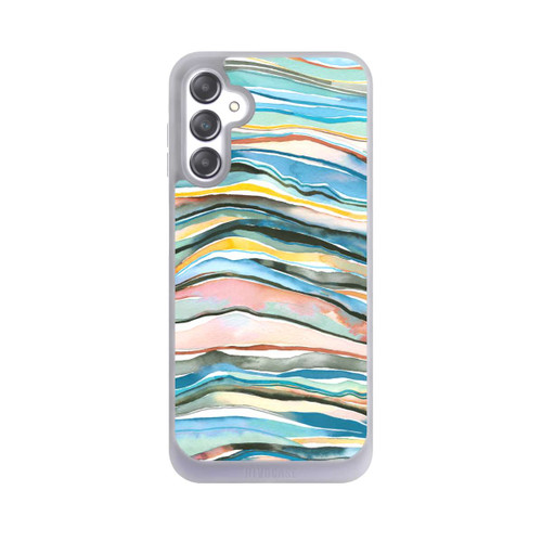 Samsung Galaxy A14 5G NIVOpure Achatschichten Aquarellblau