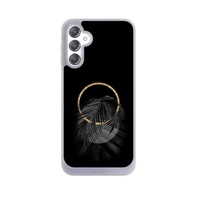Galaxy A14 5G NIVOpure tropische Blätter schwarz
