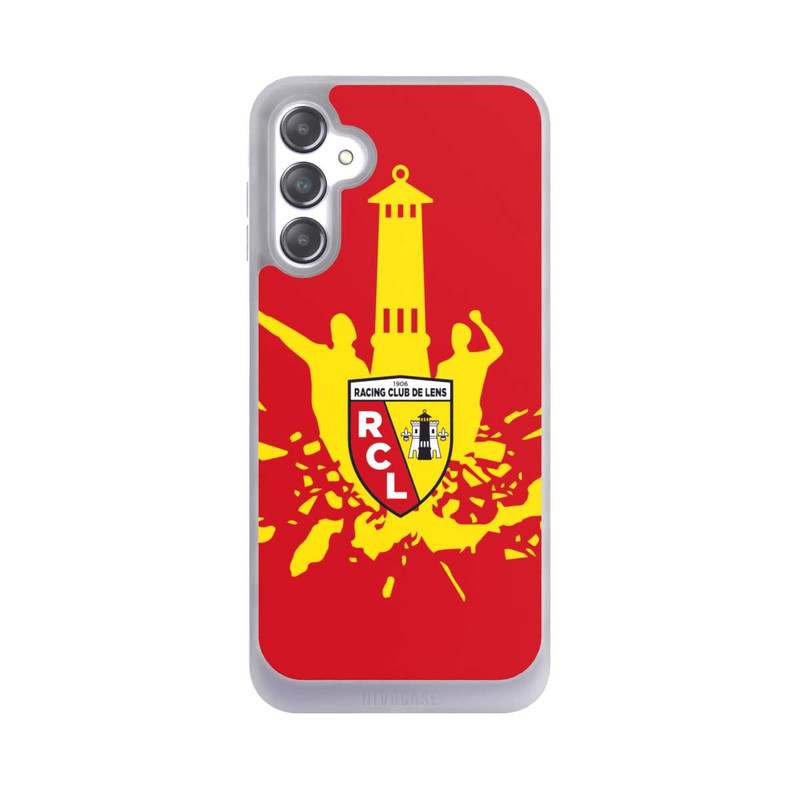 Galaxy A14 5G NIVOpure RC Lens Tour jaune sur rouge