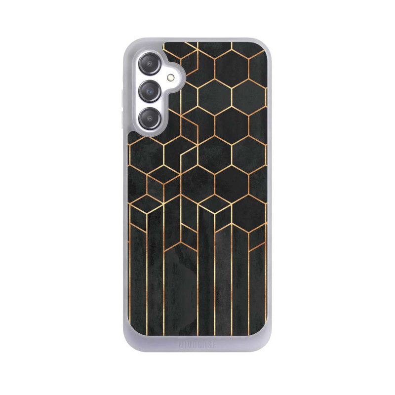 Galaxy A14 5G NIVOpure Schwarze Sechsecke