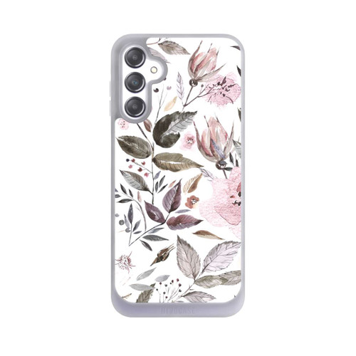 Samsung Galaxy A14 5G NIVOpure Aquarelle Fleurs Roses Brunes