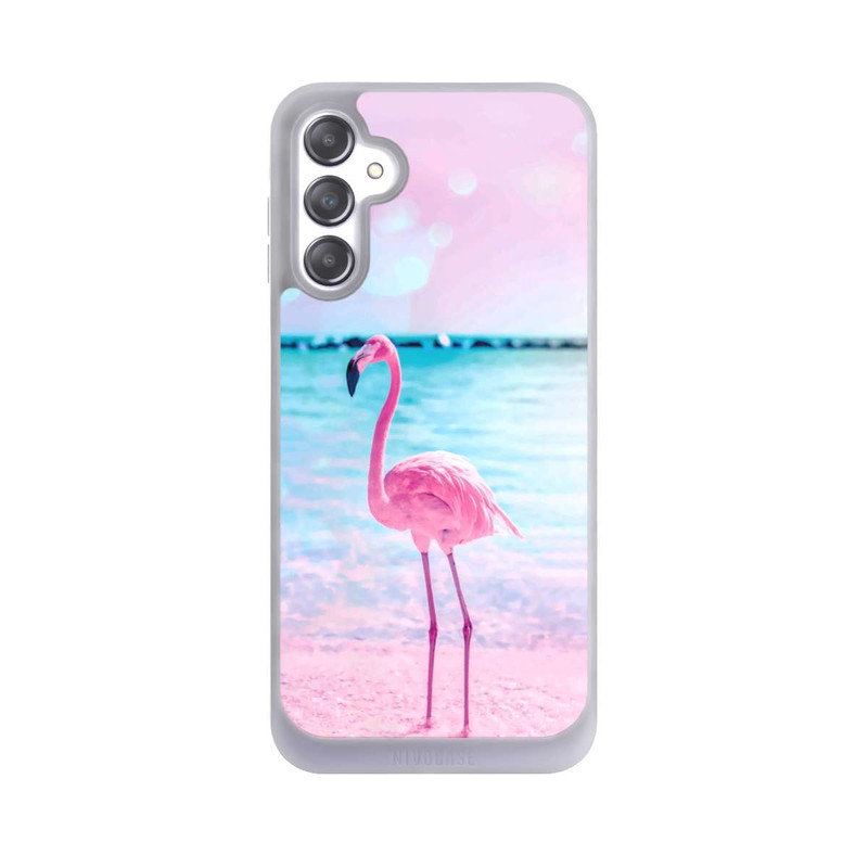 Galaxy A14 5G NIVOpure Rosa Flamingo am Meer