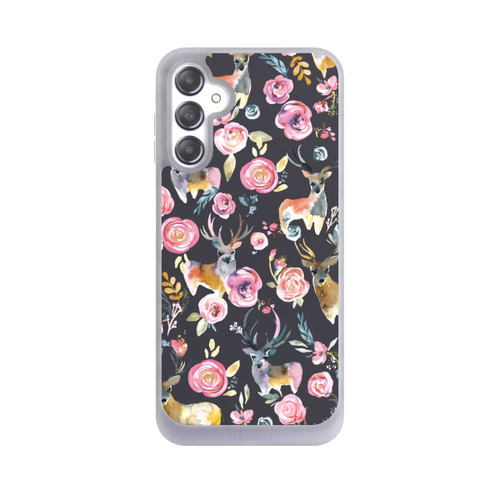 Samsung Galaxy A14 5G NIVOpure Deers and flowers Anthracite