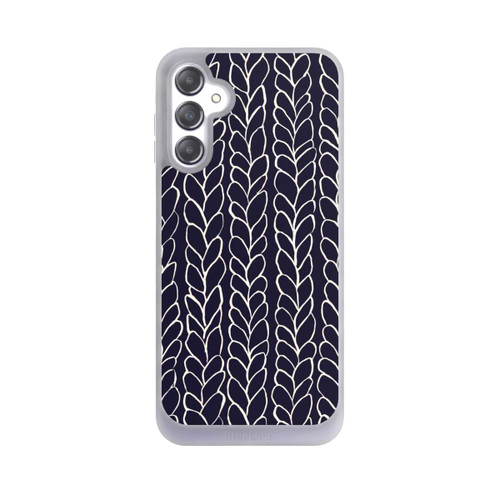 Samsung Galaxy A14 5G NIVOpure gezeichnete Wollzöpfe Marine