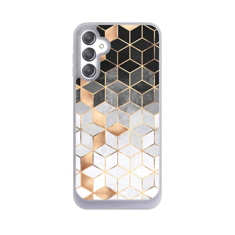 Galaxy A14 5G NIVOpure Würfel dunkel und gold