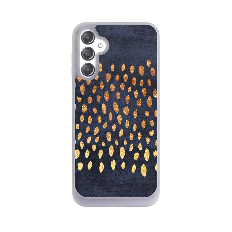 Galaxy A14 5G NIVOpure Muster Gold und Marine