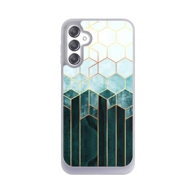 Galaxy A14 5G NIVOpure Blaugrüne Sechsecke