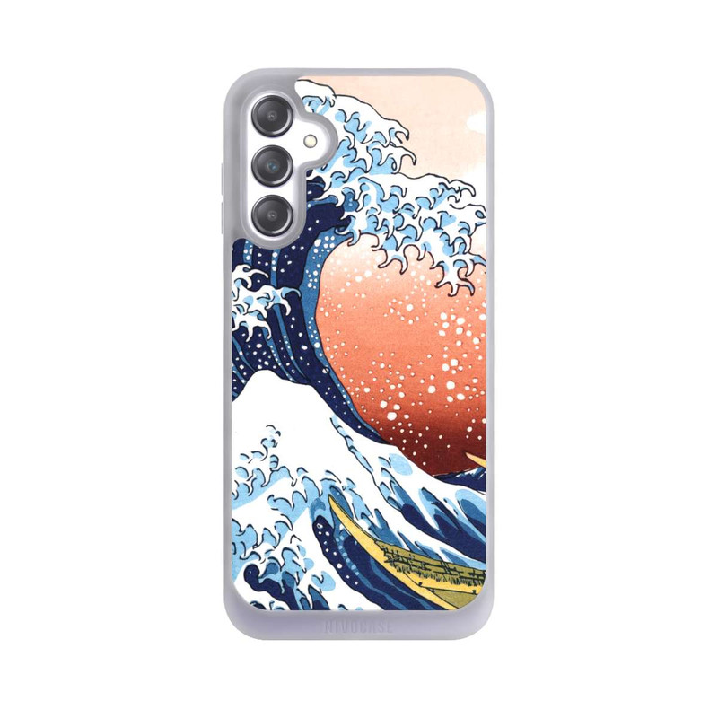 Galaxy A14 5G NIVOpure La Grande Vague de Kanagawa Rouge