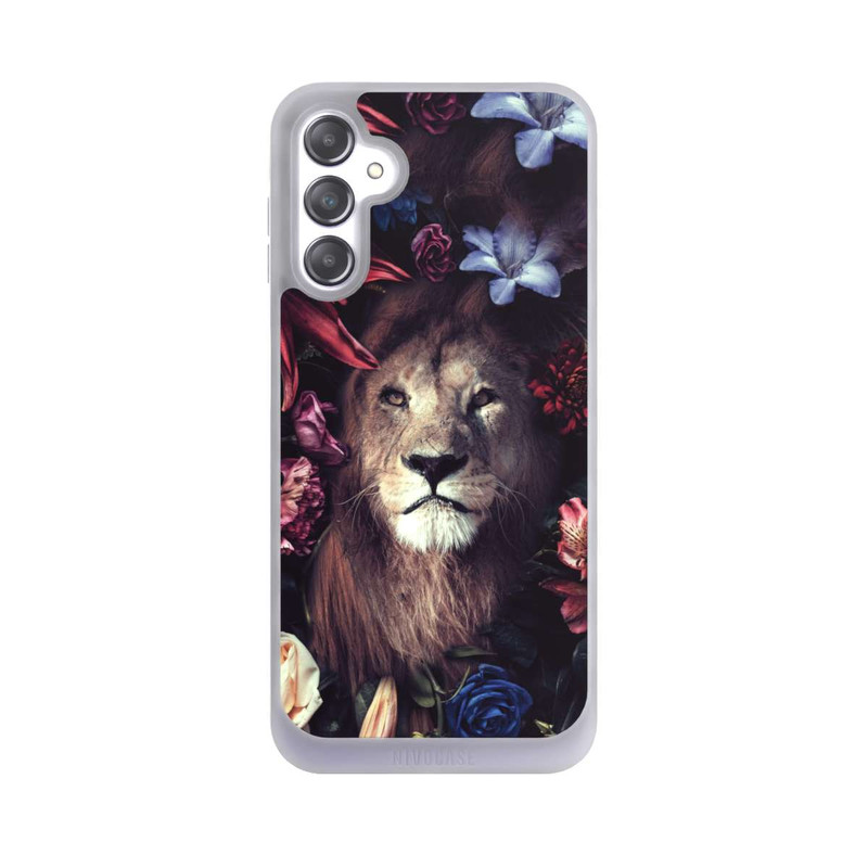 Galaxy A14 5G NIVOpure Löwe Blumenrahmen