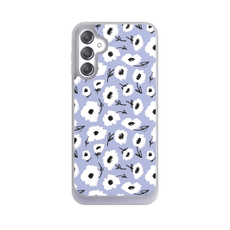 Galaxy A14 5G NIVOpure Pattern Fleurs Lilas