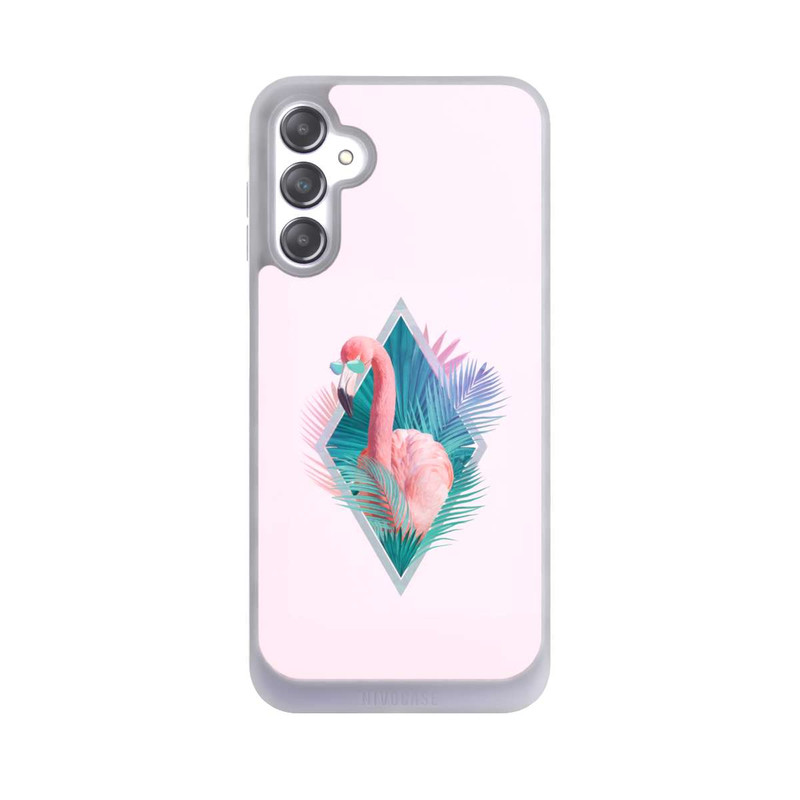 Galaxy A14 5G NIVOpure Tropische Pflanzen Flamingo