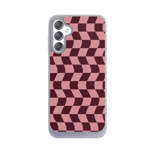 Samsung Galaxy A14 5G NIVOpure Schachbrett Rot-Rosa