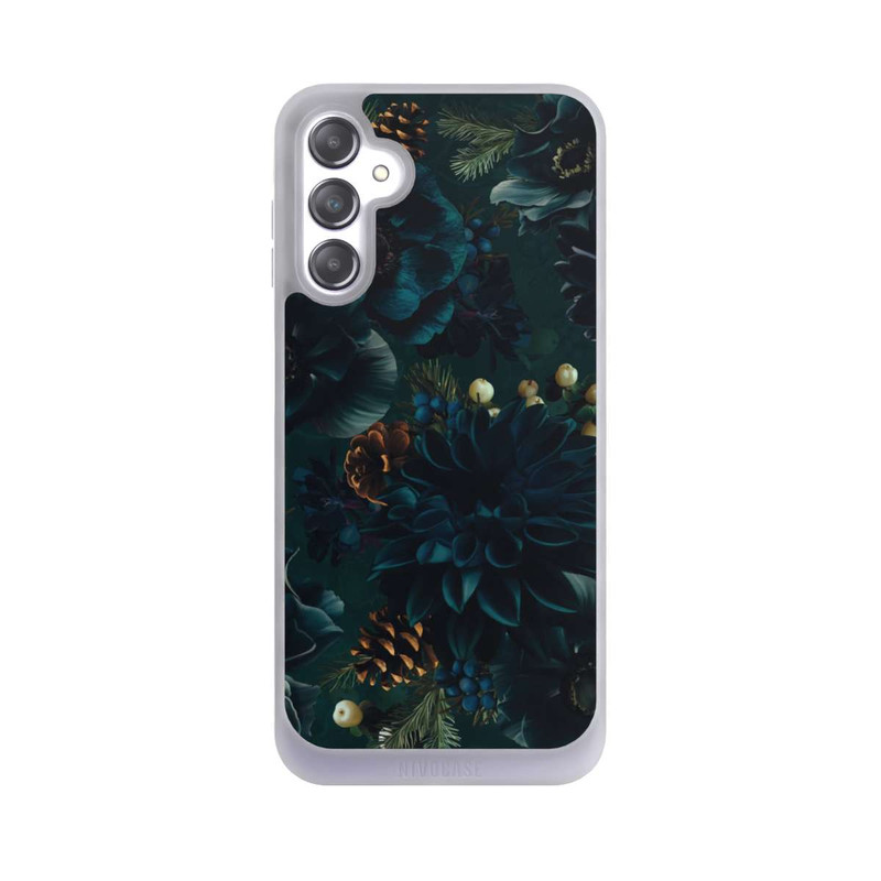 Galaxy A14 5G NIVOpure Blumenmuster Grün und Blau