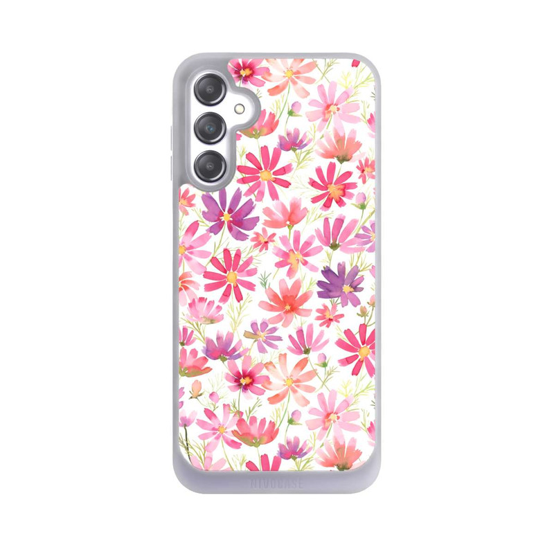 Galaxy A14 5G NIVOpure Boho Cosmos Flowers Purple